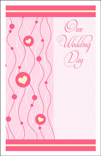 Wedding Program Cover Template 14B - Graphic 9